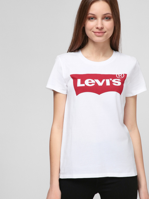 Жіноча біла футболка модель 17369;0053 Фото