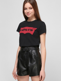 Жіноча чорна футболка модель 17369;0201 Фото