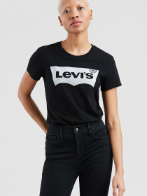 Жіноча чорна футболка модель 17369;0483 Фото