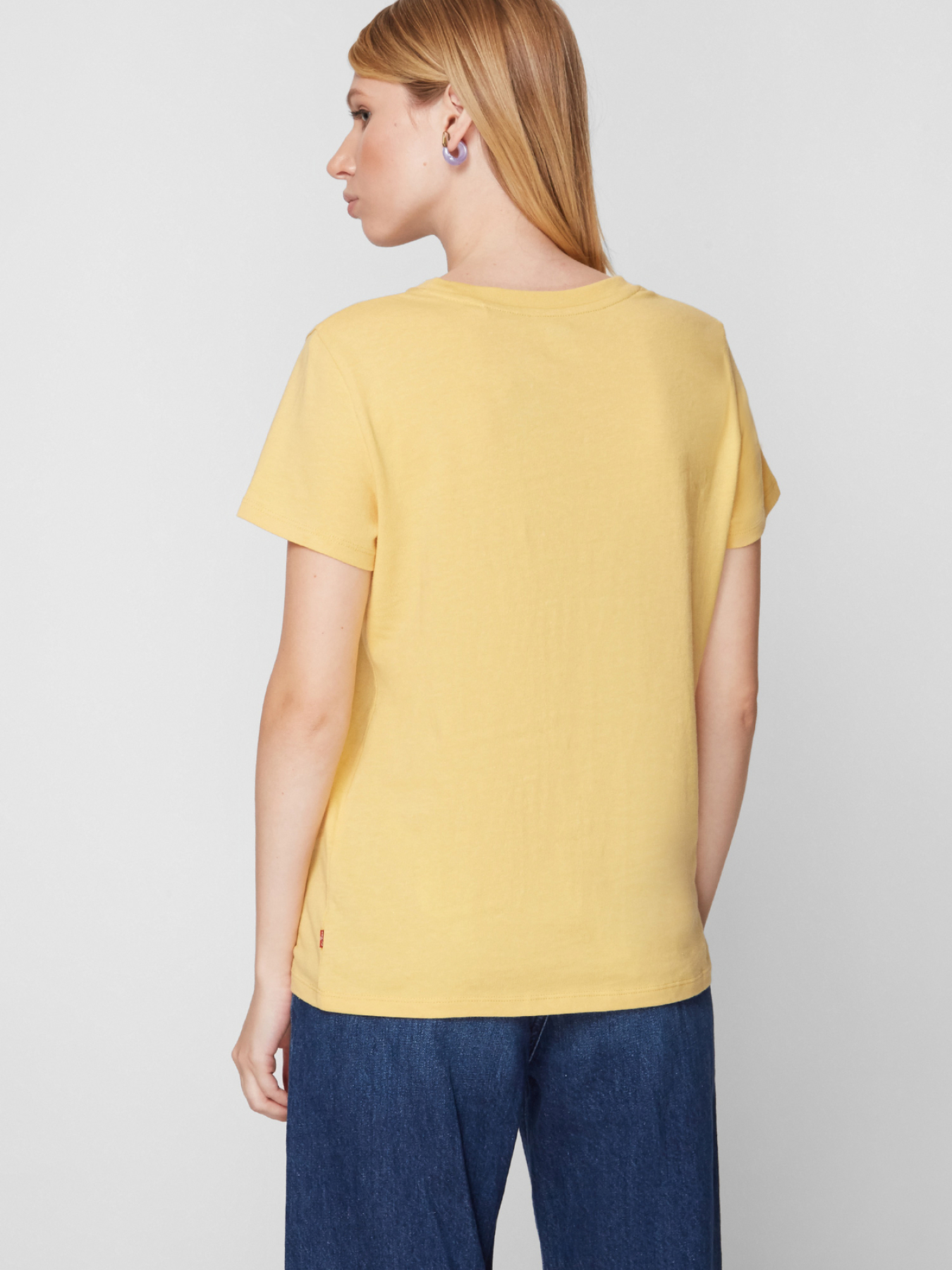 Жіноча жовта футболка модель 17369;0778 Фото