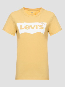 Жіноча жовта футболка модель 17369;0778 Фото