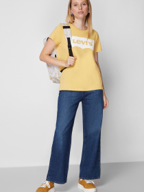 Жіноча жовта футболка модель 17369;0778 Фото