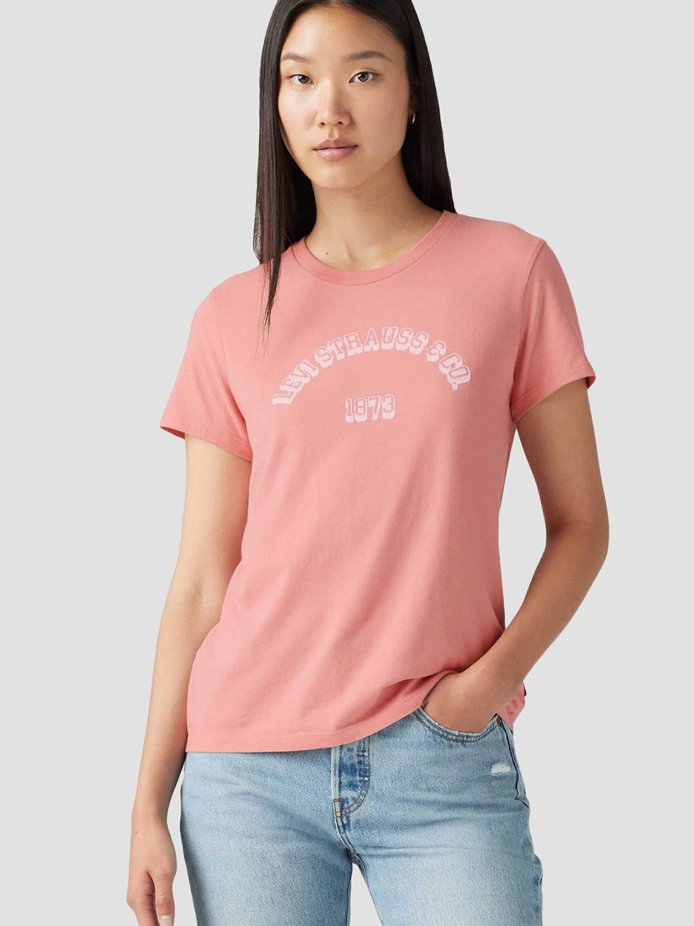 Жіноча рожева футболка модель 17369;2929 Фото