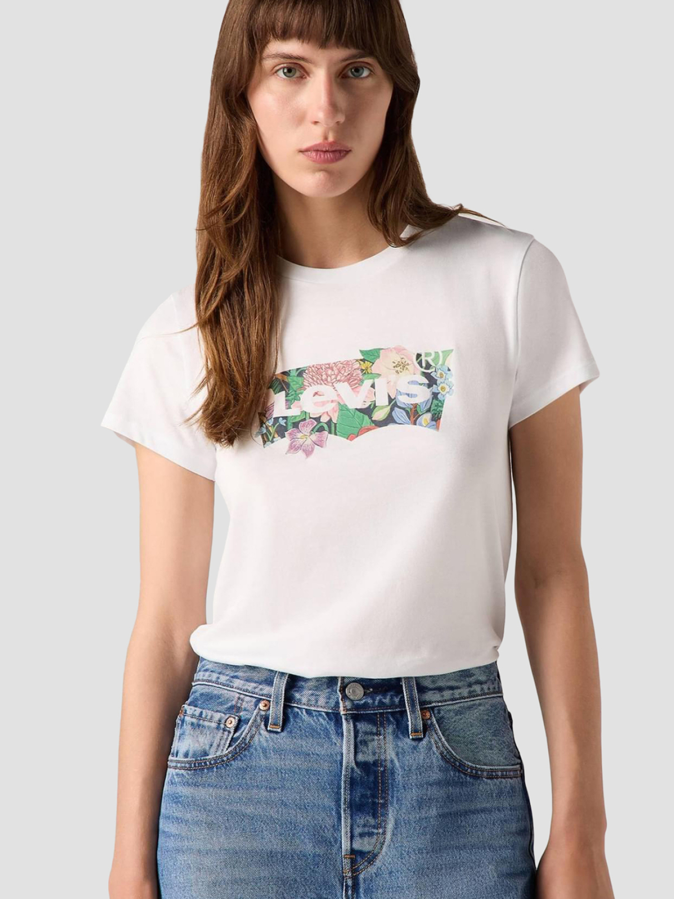 Жіноча біла футболка модель 17369;2931 Фото