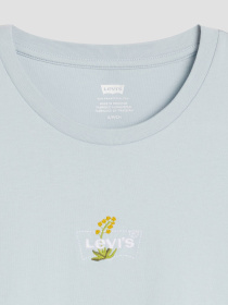 Жіноча блакитна футболка модель 17369;3009 Фото