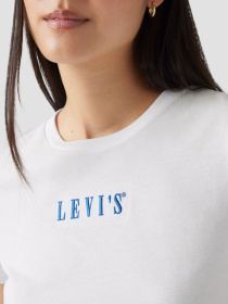 Жіноча біла футболка модель 17369;3090 Фото