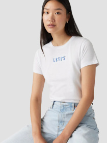 Жіноча біла футболка модель 17369;3090 Фото