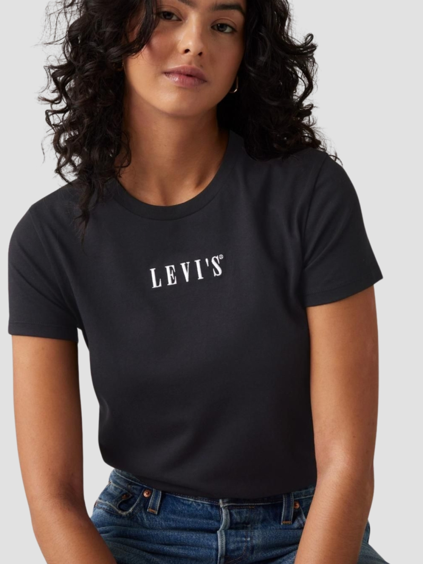 Жіноча чорна футболка модель 17369;3091 Фото