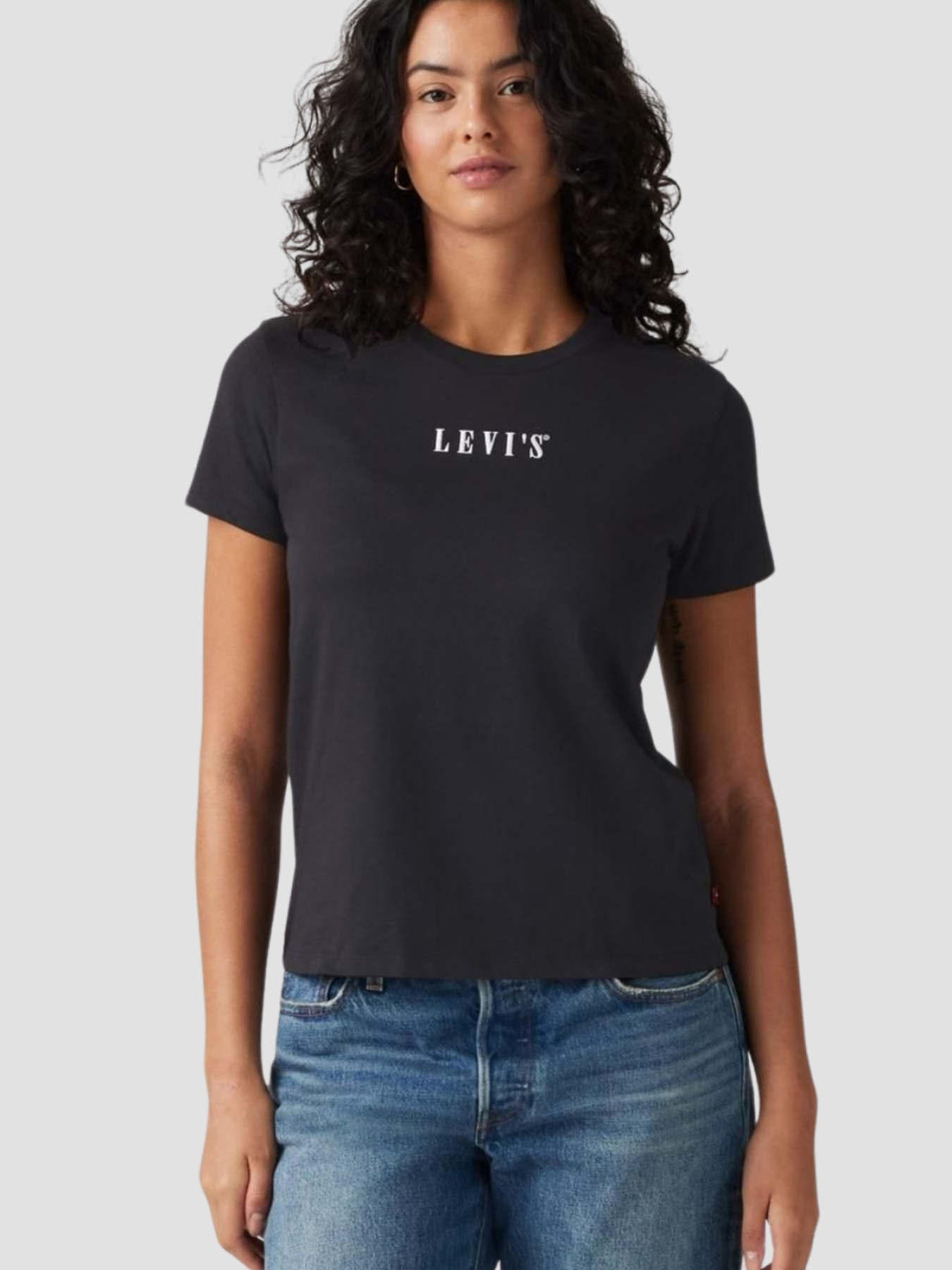 Жіноча чорна футболка модель 17369;3091 Фото