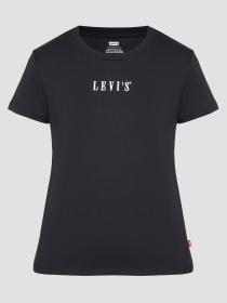 Жіноча чорна футболка модель 17369;3091 Фото