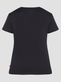 Жіноча чорна футболка модель 17369;3091 Фото