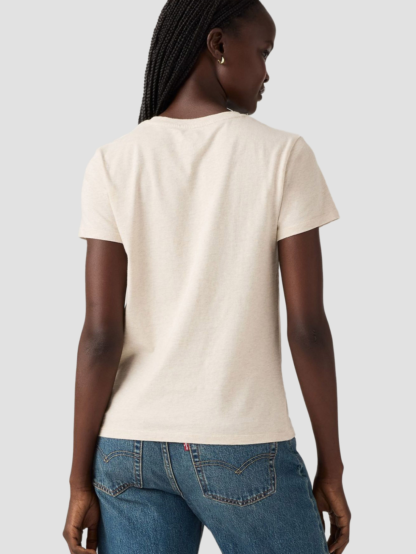 Жіноча бежева футболка модель 17369;3184 Фото