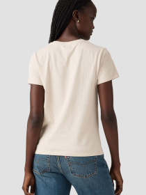 Жіноча бежева футболка модель 17369;3184 Фото