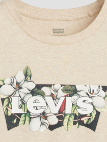 Жіноча бежева футболка модель 17369;3184 Фото