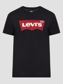 Мужская черная футболка модель 17783;0137 Фото