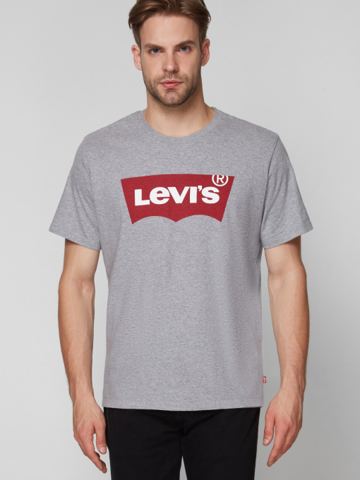 Чоловіча сіра футболка модель 17783;0138 Фото