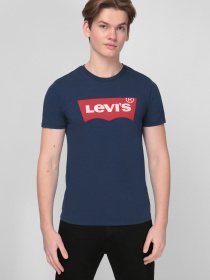 Мужская синяя футболка модель 17783;0139 Фото