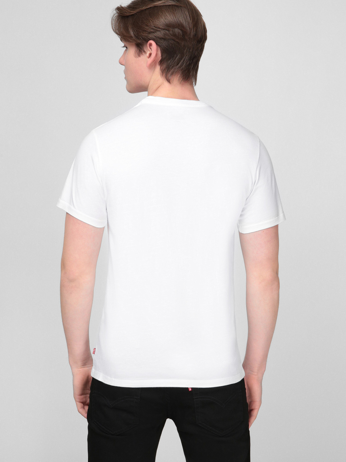 Чоловіча біла футболка модель 17783;0140 Фото