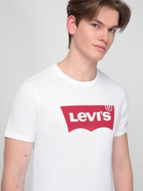 Чоловіча біла футболка модель 17783;0140 Фото