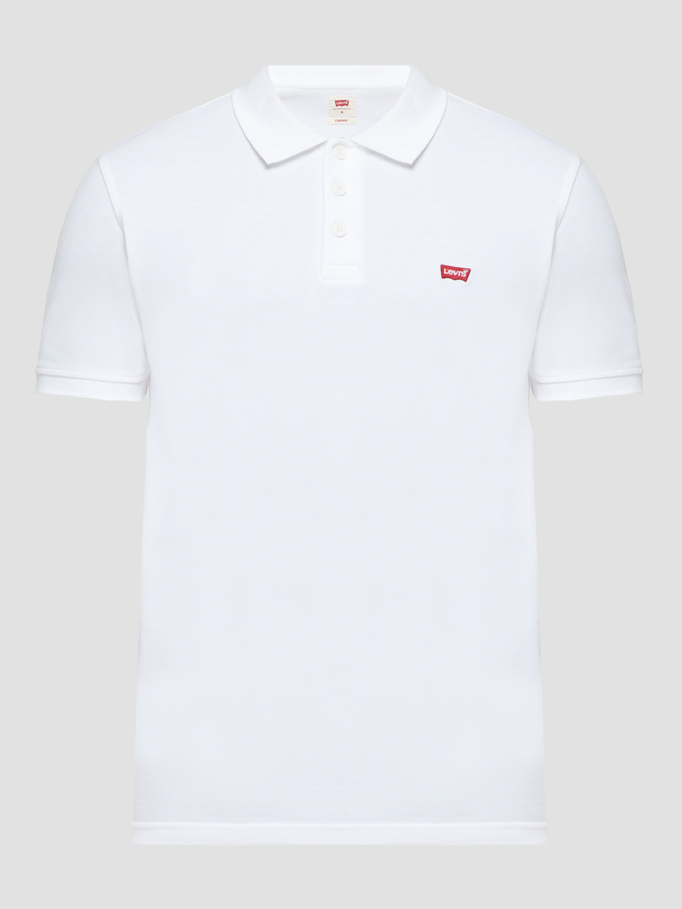 Мужское белое поло модель 35883;0003 Фото