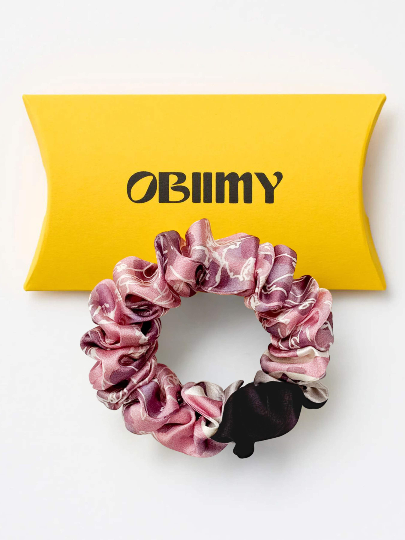 Резинка для волосся з натурального шовку "Відновлення" Obiimy модель R-24 Фото