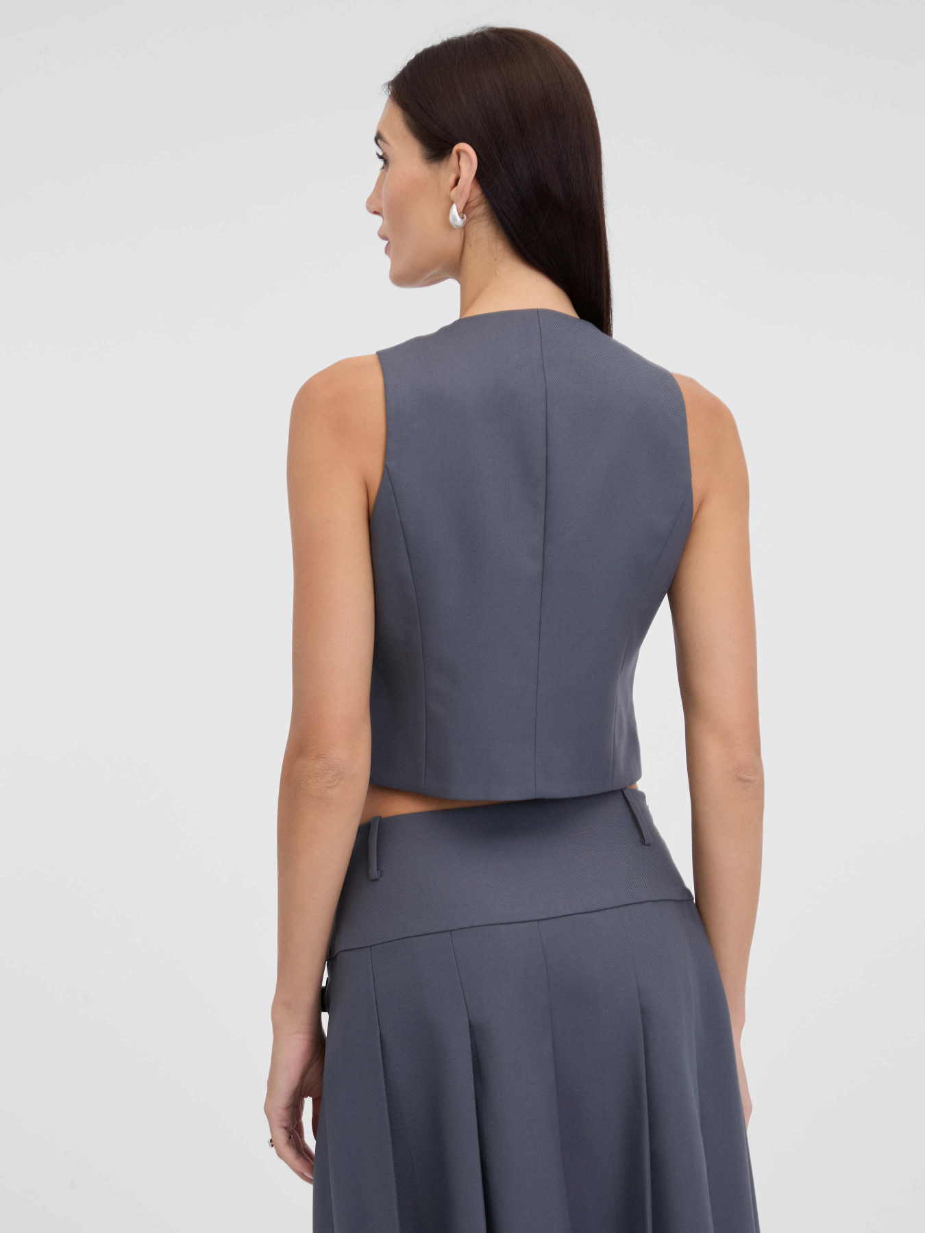 Жилетка жіноча офісного стилю сіра ORSAY (1002065 X19-3910) модель 1002065-X19-3910 Фото