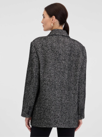 Пальто женское двубортное короткое серое ORSAY (1002110 X19-3911) модель 1002110-X19-3911 Пальто женское двубортное короткое серое ORSAY (1002110 X19-3911) модель 1002110-X19-3911 Фото