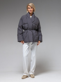 Демісезонна куртка VIVA WEAR модель 186-gray Фото