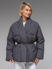 Демісезонна куртка VIVA WEAR модель 186-gray Фото