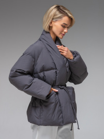 Демісезонна куртка VIVA WEAR модель 186-gray Фото