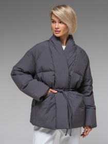 Демісезонна куртка VIVA WEAR модель 186-gray Фото