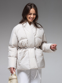 Демісезонна жіноча куртка ультралегка весна-осінь Viva Wear модель 186 модель 186-white Фото