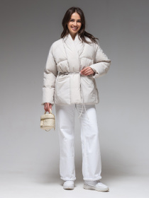 Демісезонна куртка VIVA WEAR модель 186-white Фото