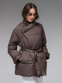 Демісезонна куртка VIVA WEAR модель 99862-chocolate Фото