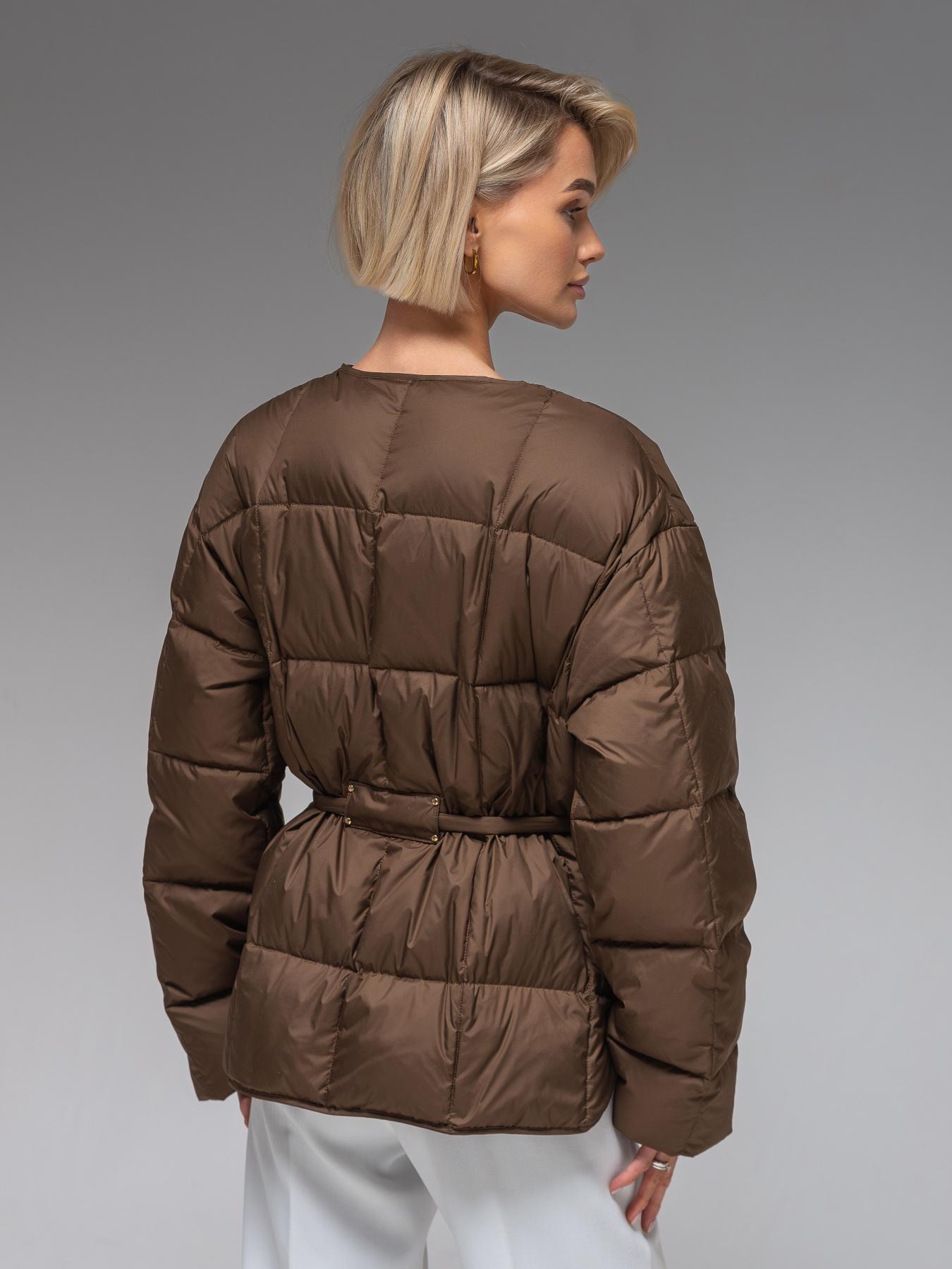 Демісезонна жіноча куртка ультралегка весна-осінь Viva Wear модель 283 модель 283-brown Фото