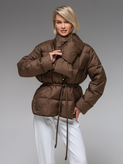 Демісезонна жіноча куртка ультралегка весна-осінь Viva Wear модель 283 модель 283-brown Фото