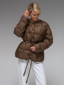 Демісезонна куртка VIVA WEAR модель 283-brown Фото