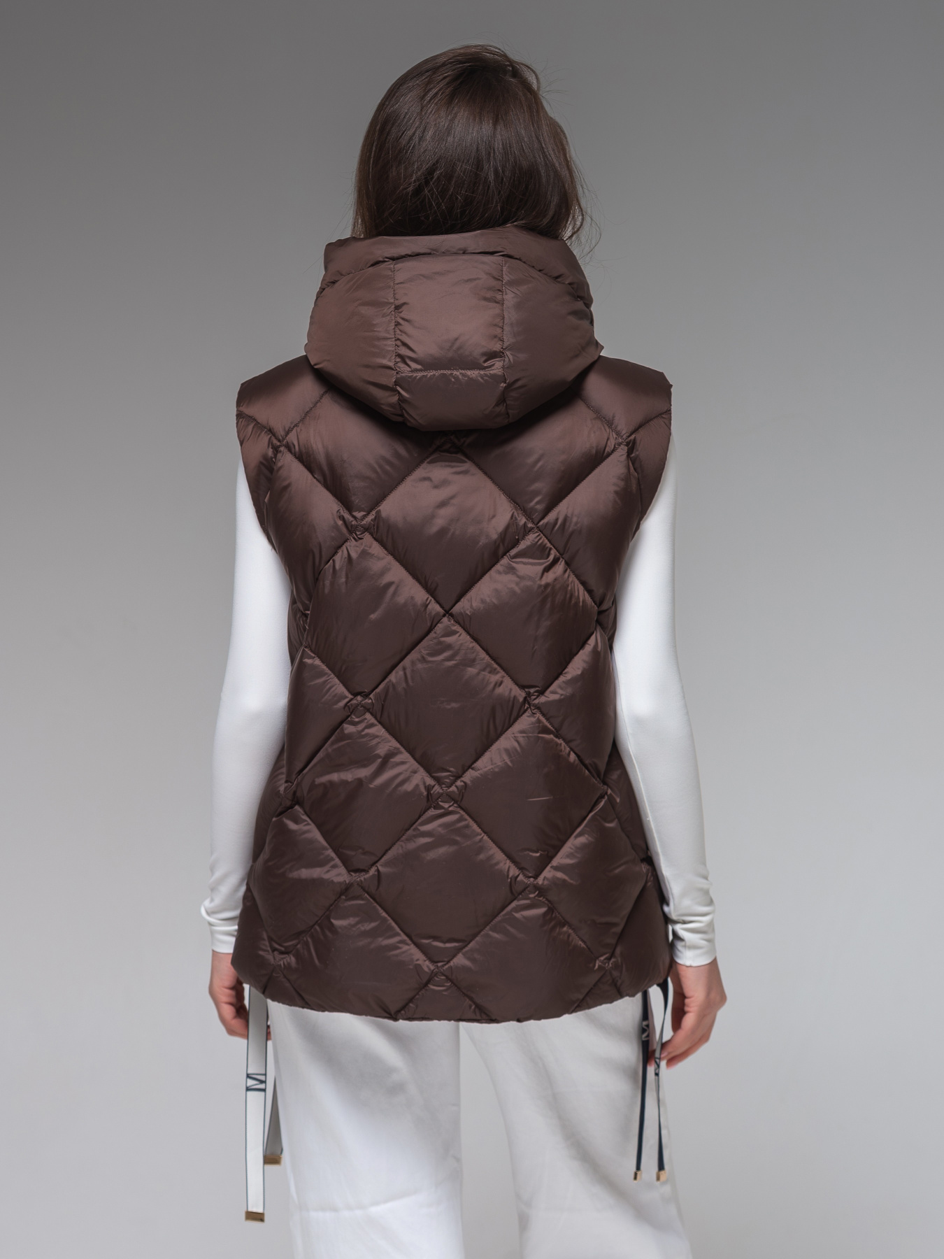 Утепленный жилет VIVA WEAR модель 8810-chocolate Фото