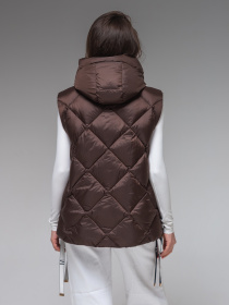 Утепленный жилет VIVA WEAR модель 8810-chocolate Фото