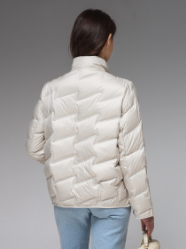 Демісезонна куртка VIVA WEAR модель 6309-milky Фото