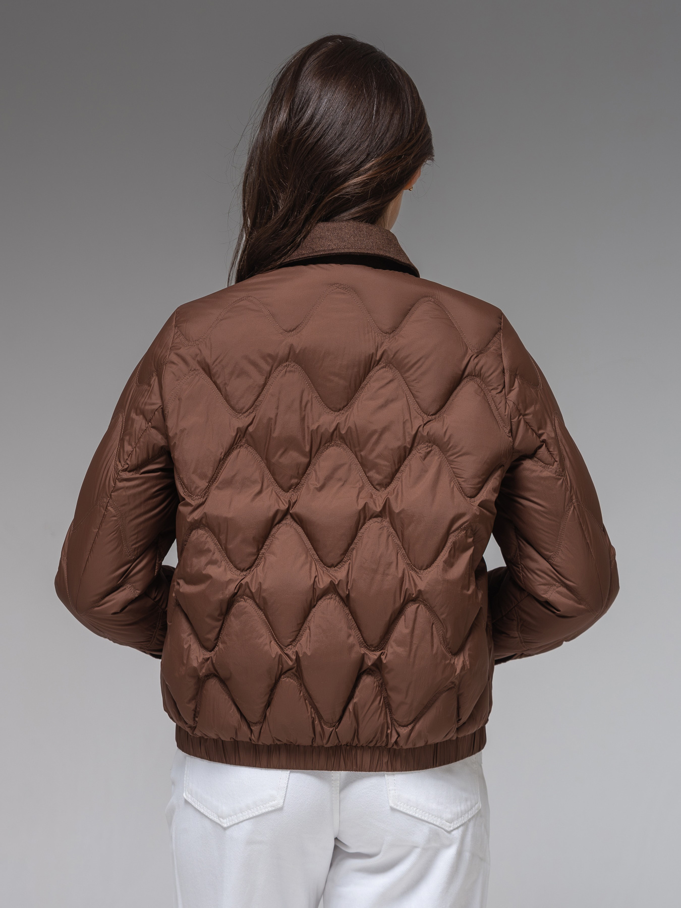 Демісезонна куртка VIVA WEAR модель 9011-brown Фото