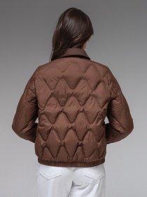 Демісезонна куртка VIVA WEAR модель 9011-brown Фото