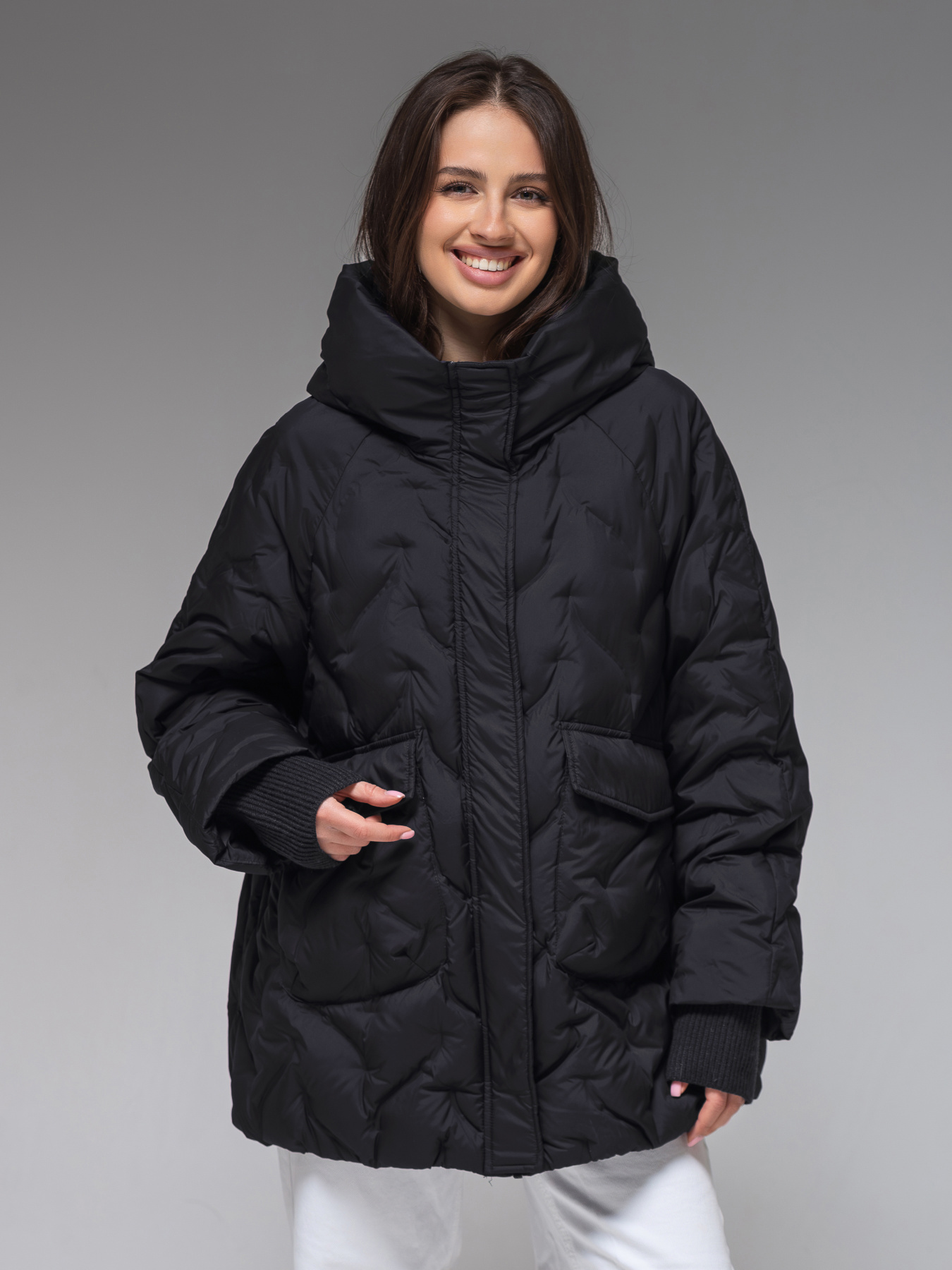 Демісезонна куртка VIVA WEAR модель 6578-black Фото