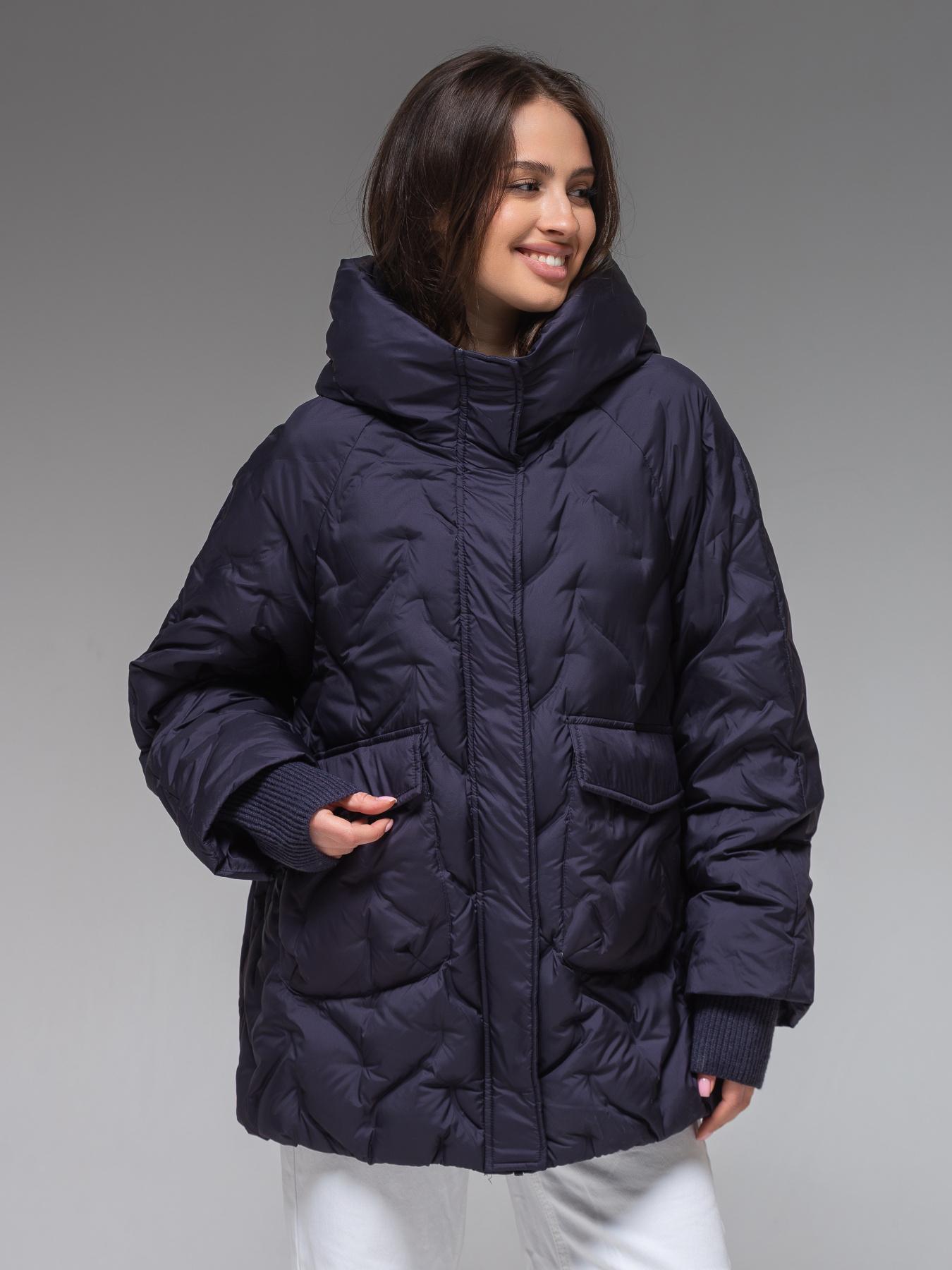 Демисезонная куртка VIVA WEAR модель 6578-navy Фото