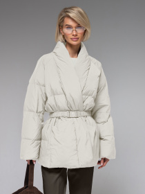 Демісезонна куртка VIVA WEAR модель 8866-white Фото