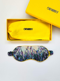 Маска для сна из итальянского шелка "Энергия" Obiimy модель M-6 Фото
