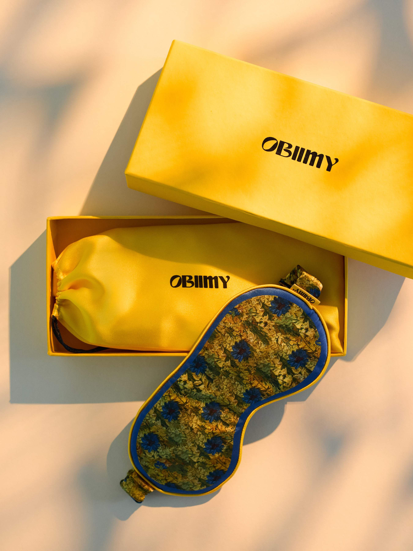 Маска для сна из итальянского шелка "Смелость" модель M-8 Фото