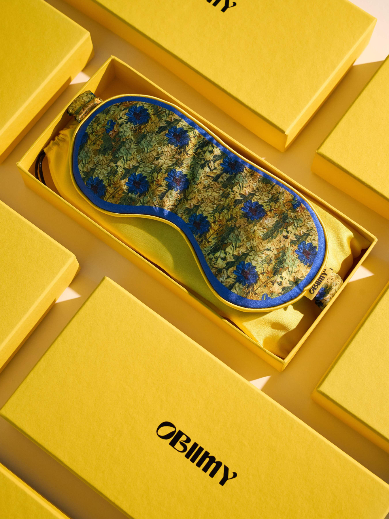 Маска для сна из итальянского шелка "Смелость" модель M-8 Фото