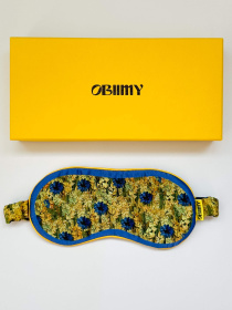 Маска для сна из итальянского шелка "Смелость" модель M-8 Фото
