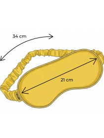 Маска для сна из итальянского шелка "Смелость" модель M-8 Фото